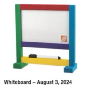 Home Depot Kids Workshop 2024 Whiteboard DIY Project Build Kit New Sealed